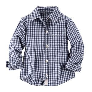 🌻4/$20 (Never worn) Carter's Button Up Collared Shirt